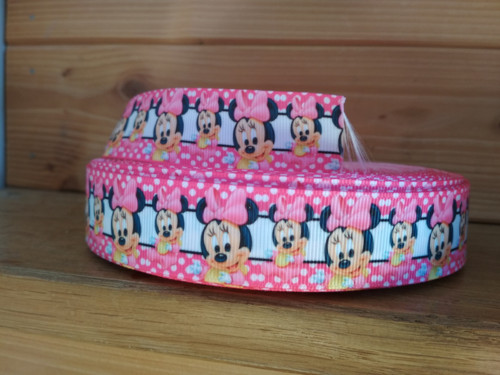 Stuha rypsová š.25 mm: Minnie