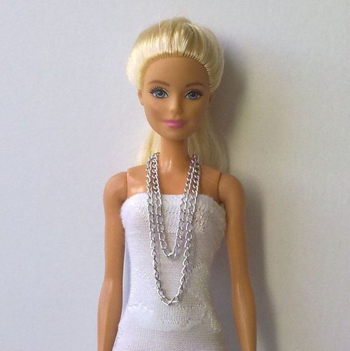 Šperky pro Barbie - řetízkový náhrdelník — foto 1