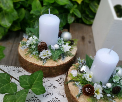 Jemné vánoční svícínky — foto 1