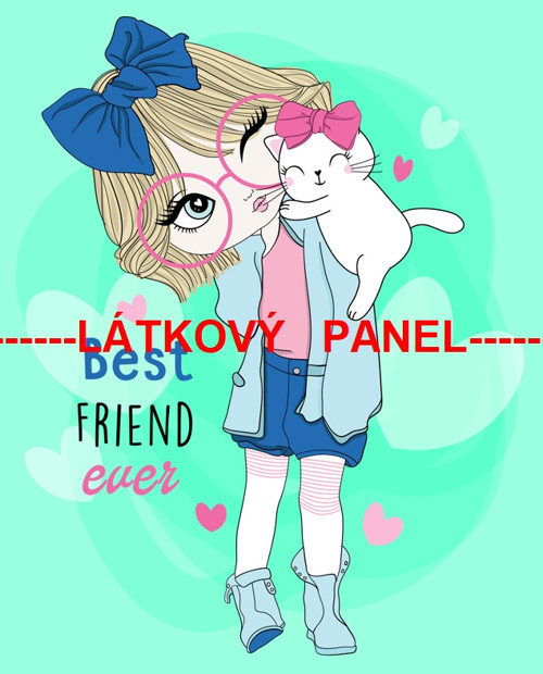 Bavlněný panel 12 x 15cm