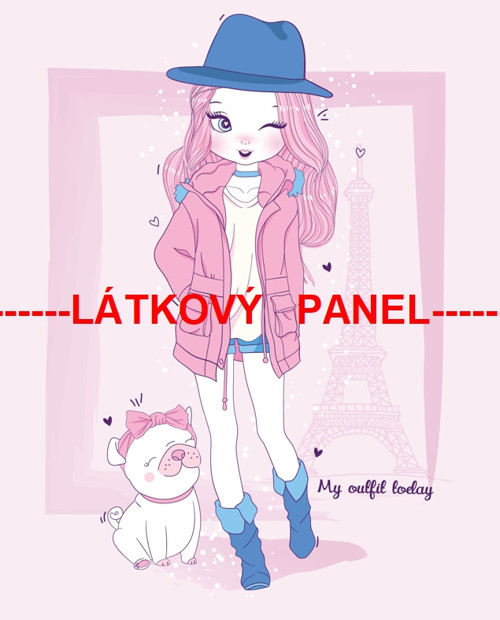 Bavlněný panel 12 x 15cm