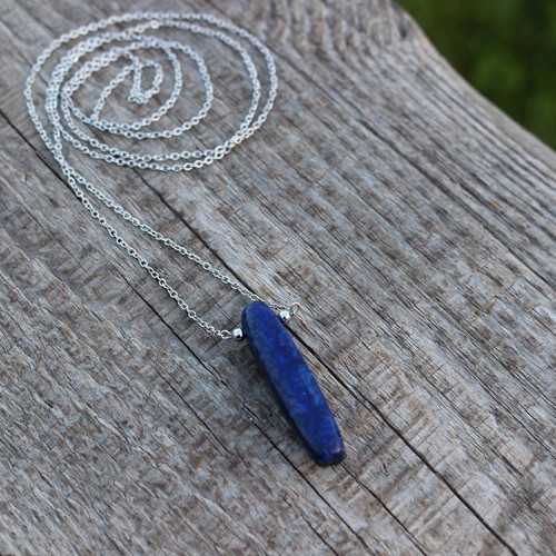 Loom • lapis lazuli, nerez. ocel — foto 1