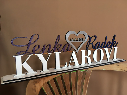 Samostatně stojící jmenovka