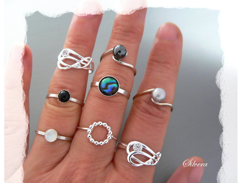 Stříbrný 925 Prstýnek..MARBLES roues... — foto 1