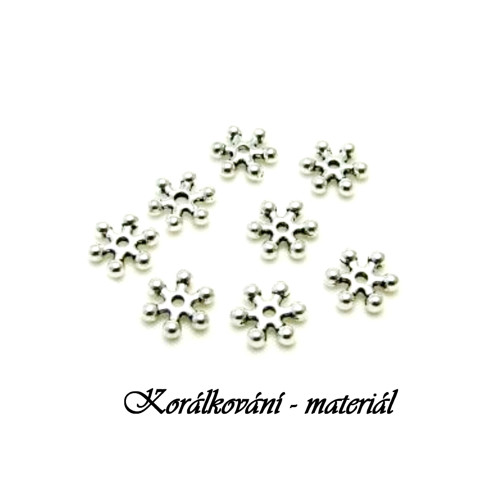 Vločka, mezičlánek, 2x7mm (8ks/bal)