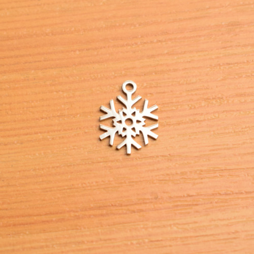 Vločka - 12x14mm - chirurgická ocel