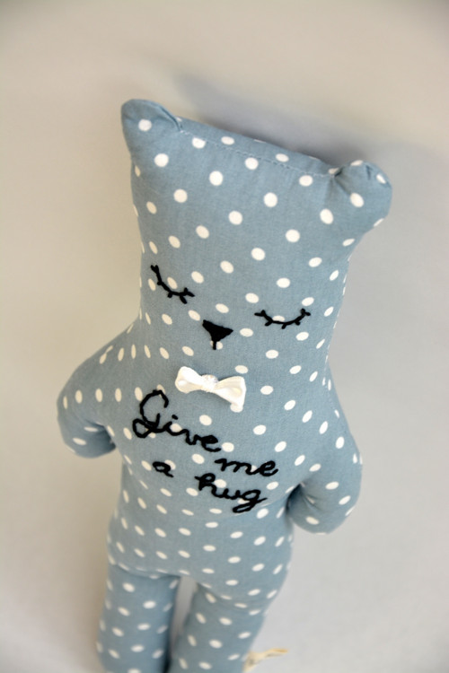 Bubu Bear grey, white dots III. — foto 1