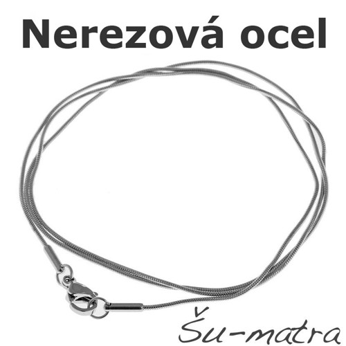 Řetízek z nerezové oceli, 1,2 mm (45 cm)