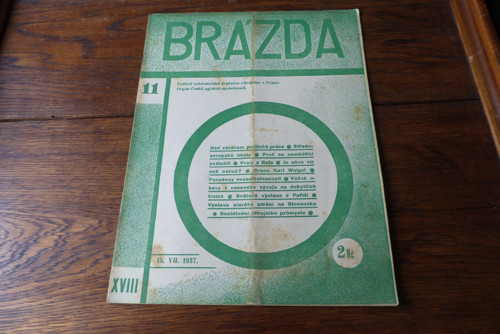Brázda...časopis agrárního hnutí 11/1937
