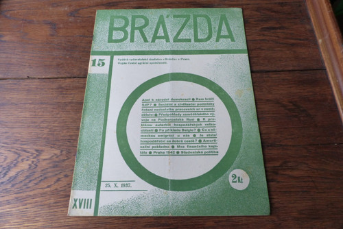 Brázda...časopis agrárního hnutí 15/1937