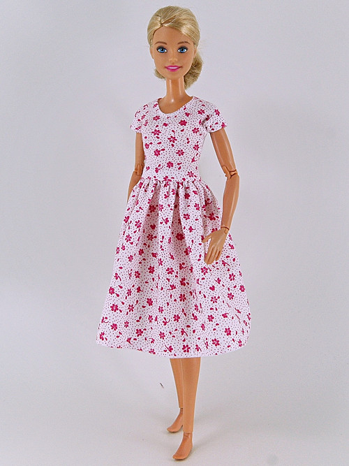 Barbie - Bílorůžové šaty — foto 1