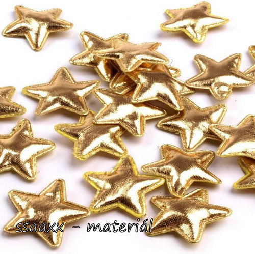 Dekorativní hvězdička ~ 30 mm ~ zlatá