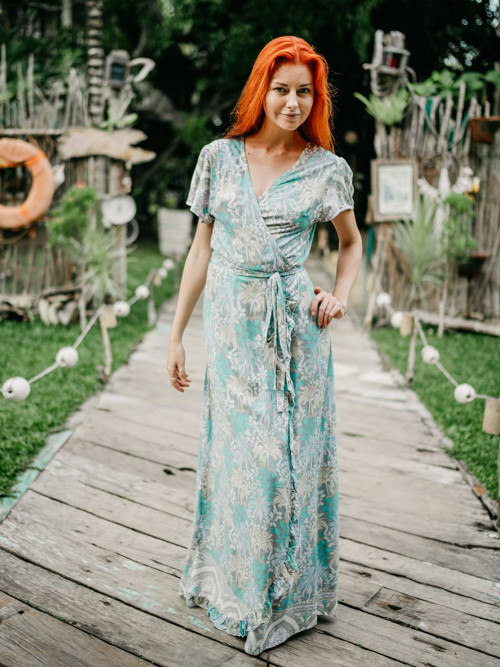 Šaty Cinta Kimono Palm — foto 1