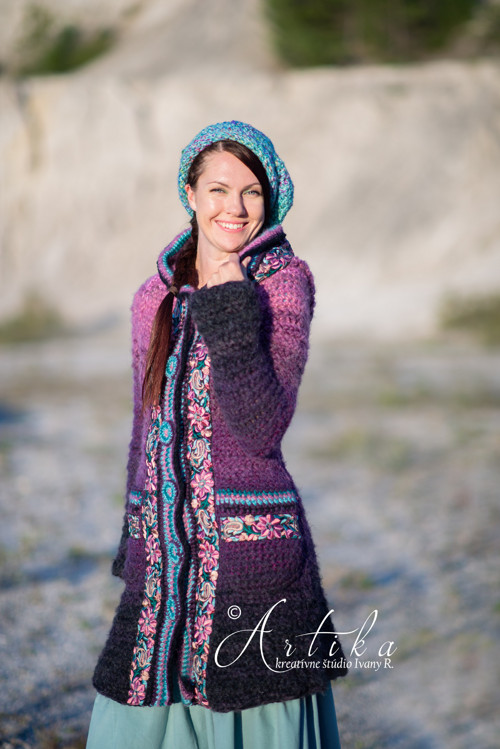 Kabátik Violet spirit — foto 1