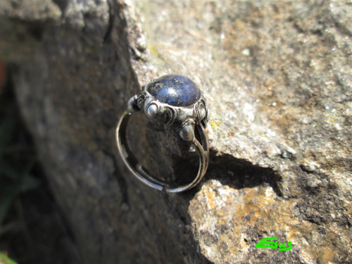 Prsten ,, Noční oblohy " s lapis - lazuli — foto 1