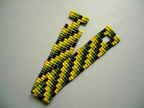 Zelenožlutý náramek