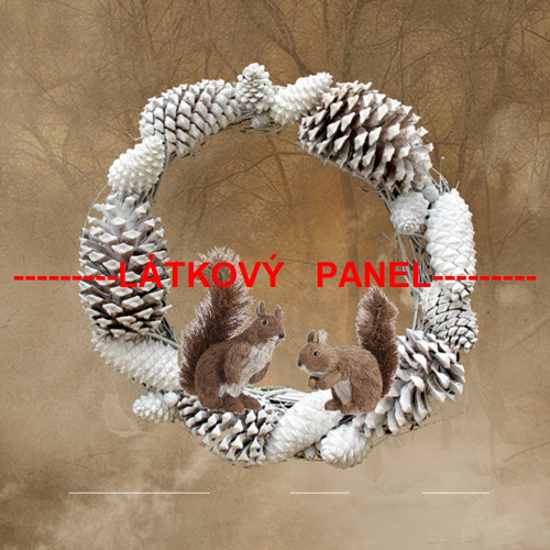 Bavlněný panel 15 X 15 cm