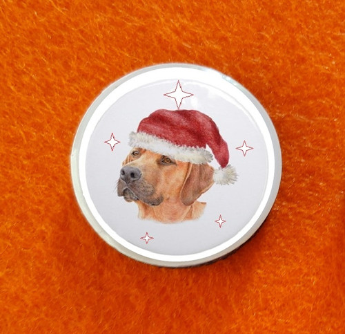 Maďarský Ohař Vizsla Vánoční Magnet Na Lednici