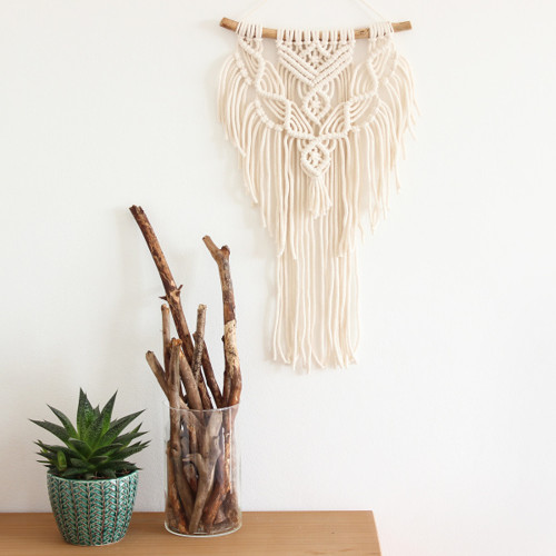 Přírodní macramé větší — foto 1
