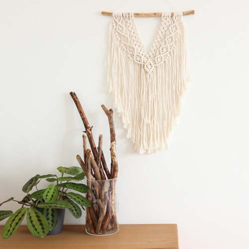 Přírodní macramé větší — foto 1