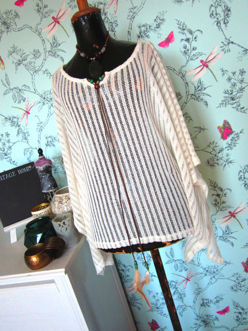 Svetérek boho oversized — foto 1