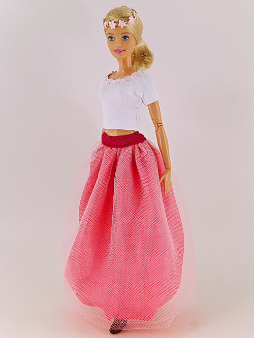 Barbie - Tričko s kvítky — foto 1