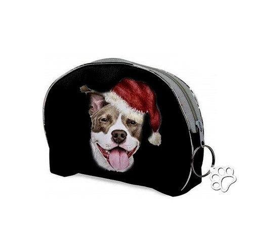 Pitbull Stafford Vánoční Kosmetická Taštička