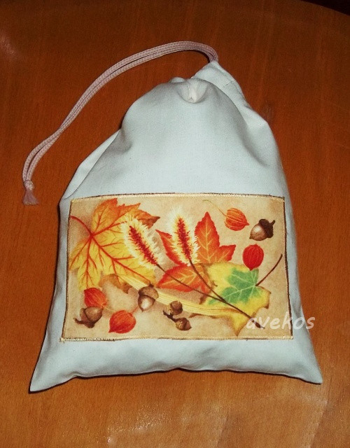 Pytlík 20 x 25 cm - Podzimní 7