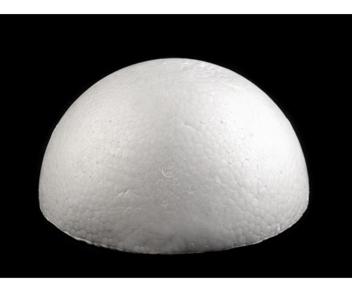 1ks Ílá Polokoule Ø19cm Polystyren, Koule, A
