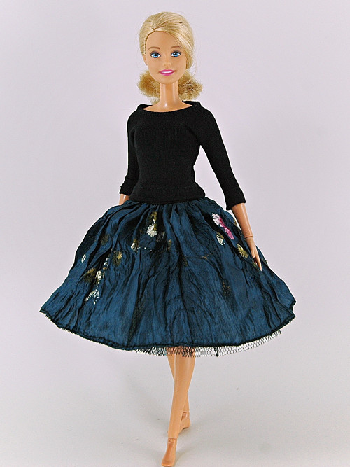 Barbie - Petrolejová sukně — foto 1