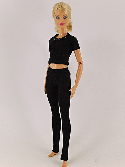 Barbie - Tričko černozlaté — foto 1