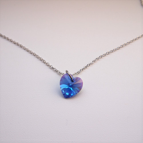Náhrdelník se srdíčkem Swarovski — foto 1