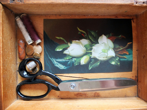 Látkový panel Magnolie 10 cm x 17 cm — foto 1