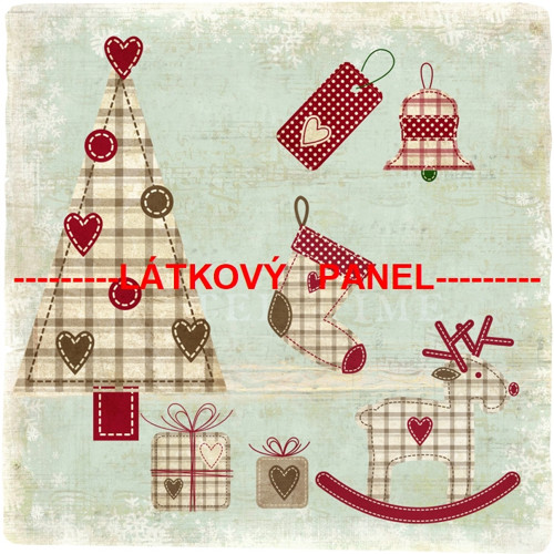 Bavlněný panel 15 X 15 cm