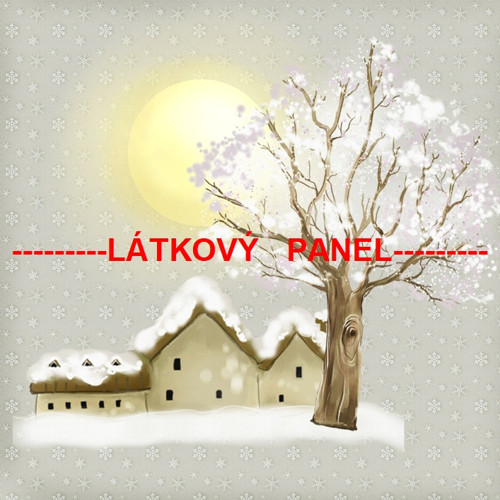 Bavlněný panel 15 X 15 cm