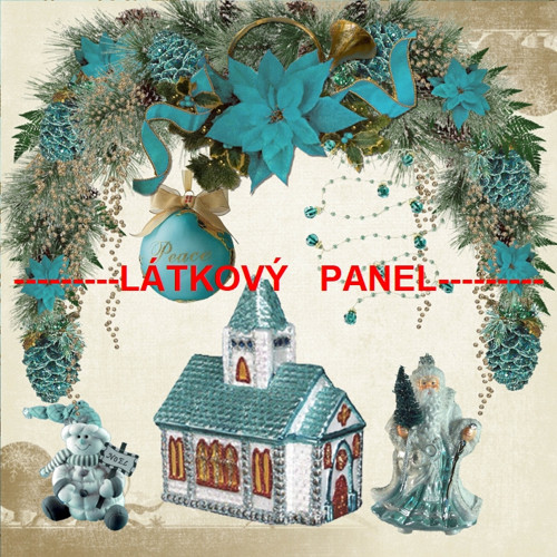 Bavlněný panel 15 X 15 cm