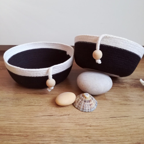 Set bavlněných misek (košík) — foto 1