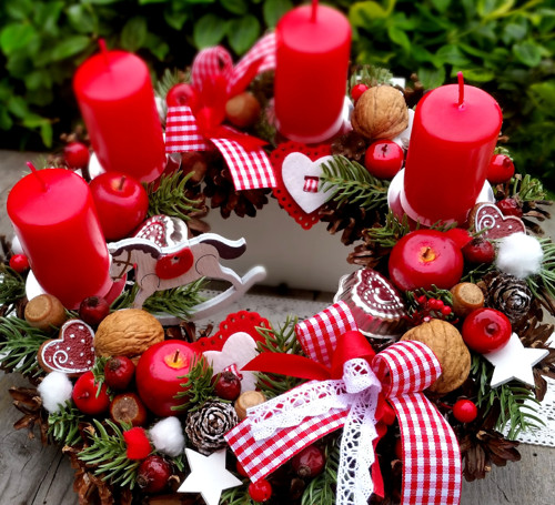 Adventní věnec s koníkem - rezervace — foto 1