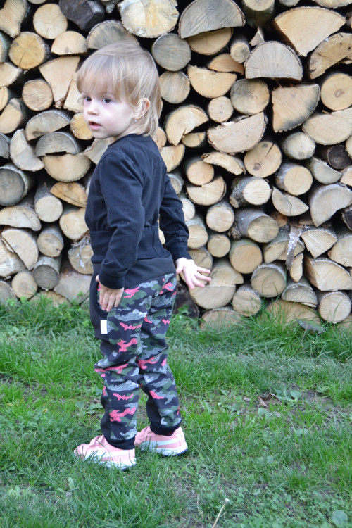 Dětské softshellky - maskáč — foto 1