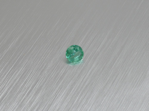 Smaragd přírodní 3,6 mm kulatý broušený