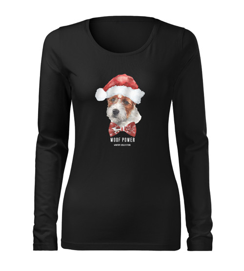 Tričko Woof Power Jack Russel Terrier XMas