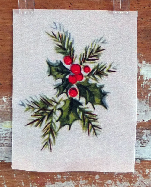 Látkový panel Vánoční 11 8 cm x 10,5 cm — foto 1