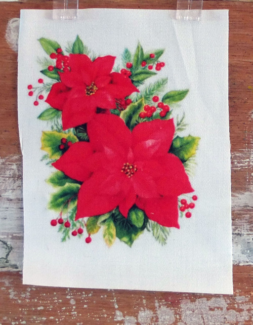 Látkový panel Vánoční 12 8,5 cm x 7 cm