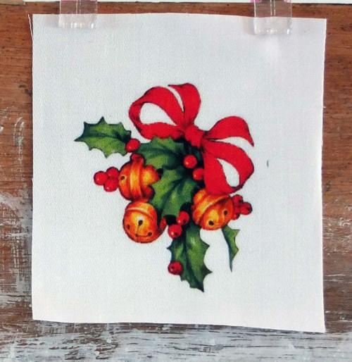 Látkový panel Vánoční 14 5,5 cm x 5 cm — foto 1