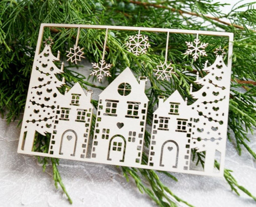 Vanoční dekorace, chipboard (CHZ 121) — foto 1
