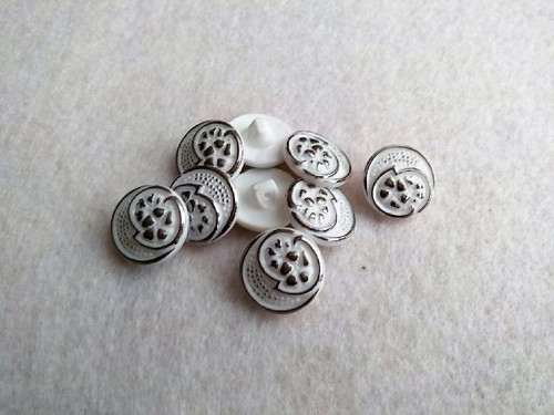Skleněný knoflík 20 mm (1ks)