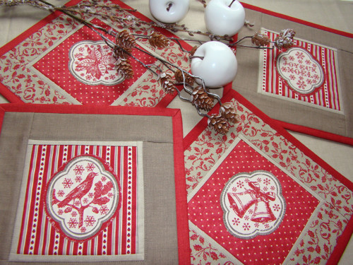 ...sada prostírání Joyeux Noel/ 4ks — foto 1