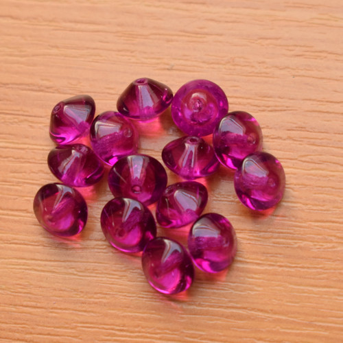 Mačkané korálky - 8x6mm -10 kusů — foto 1