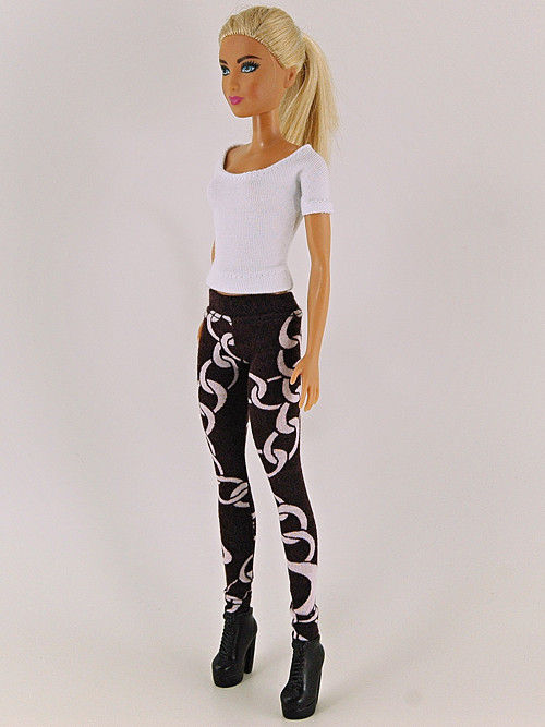 Barbie - Legíny fialové — foto 1