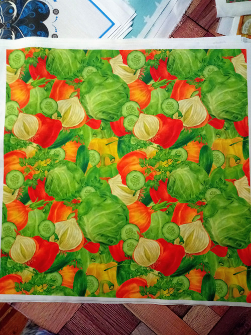 Bavlněná látka - panel 47 x 47cm — foto 1